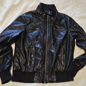 Beverly Hills Polo Club Black Bomber Jacket